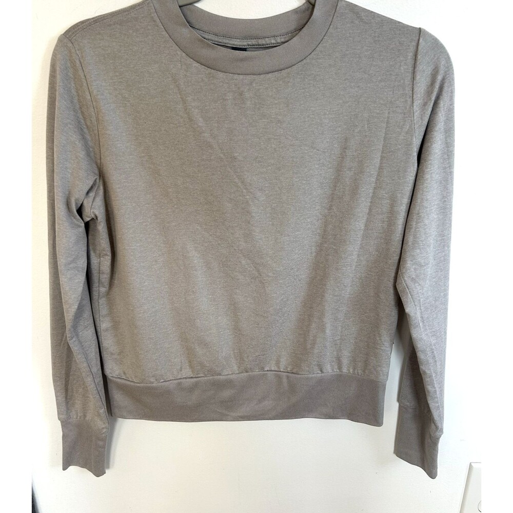 Vuori Daydream Crew in Light Heather Gray